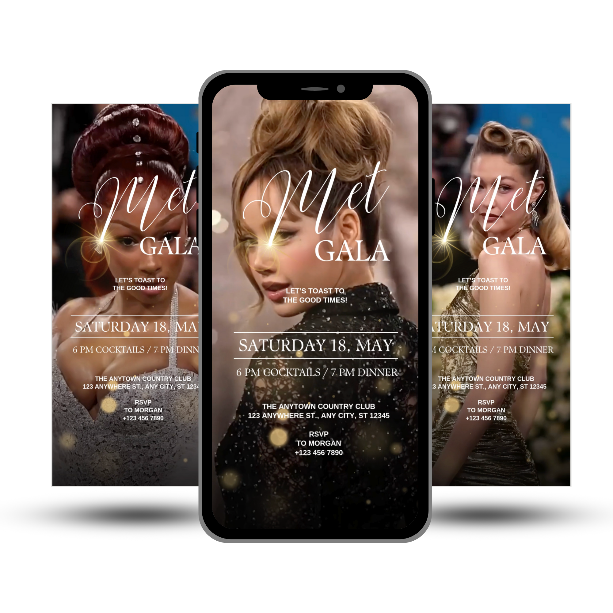 Digital Met Gala 2025 Invitation Template