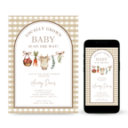 Locally Grown Baby Shower Invitation Template