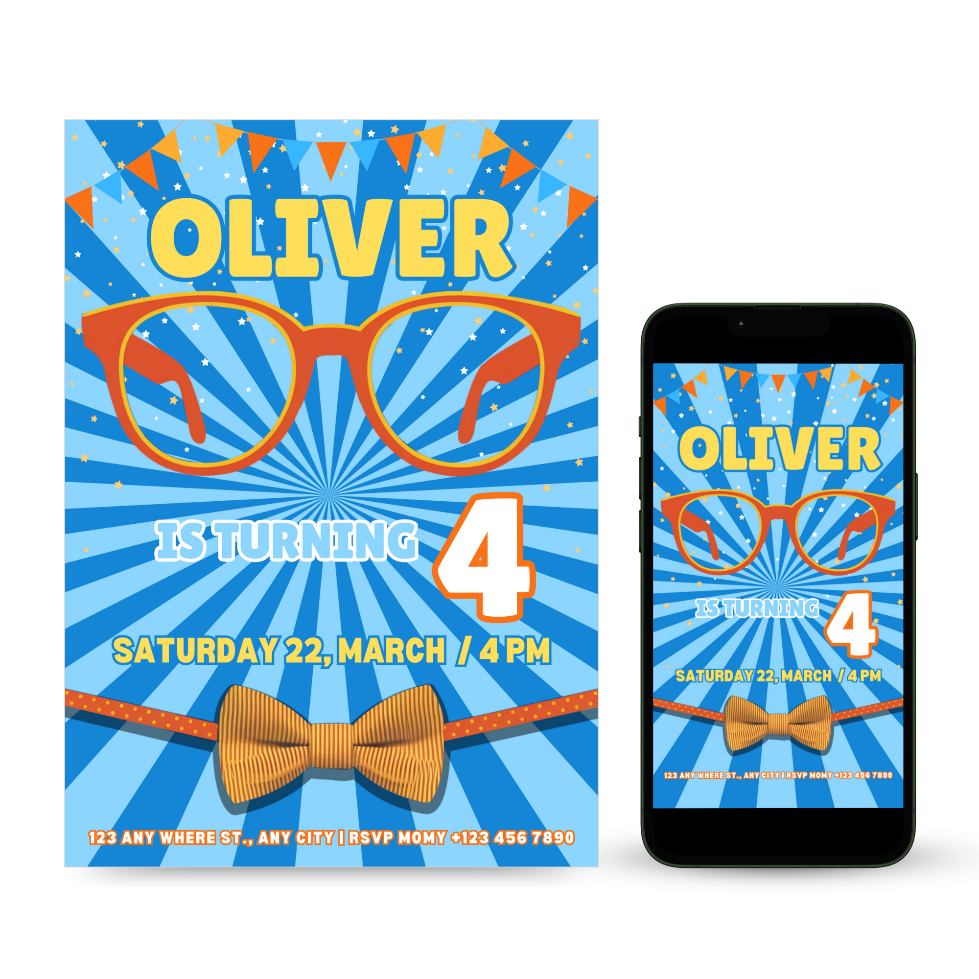 blippi birthday invitation template