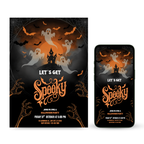 Animated Halloween Party Invitation Template