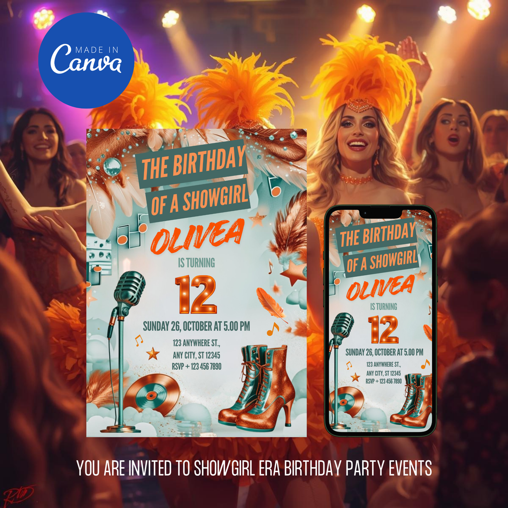 Life of a Birthday Girl Invitation Template