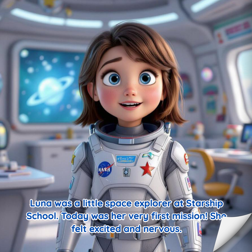 Starship School Luna's First Mission Storybook for Kids