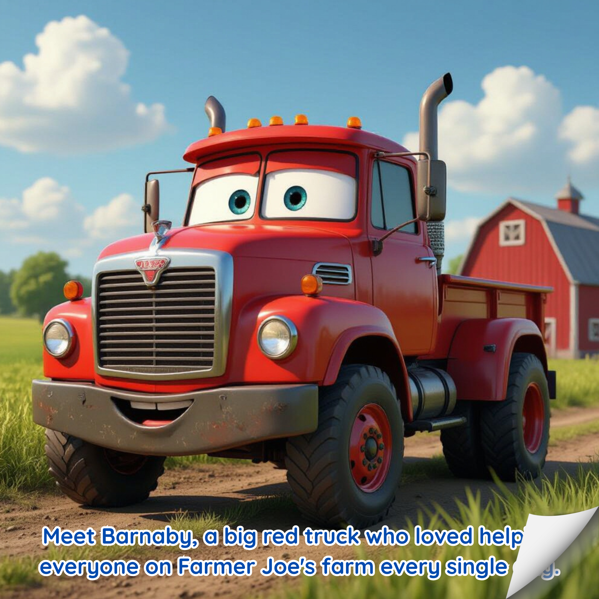 Barnaby’s Big Truck Rescue Bedtime Storybook for Kids
