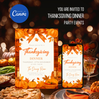 Thanksgiving Dinner Invitation Template