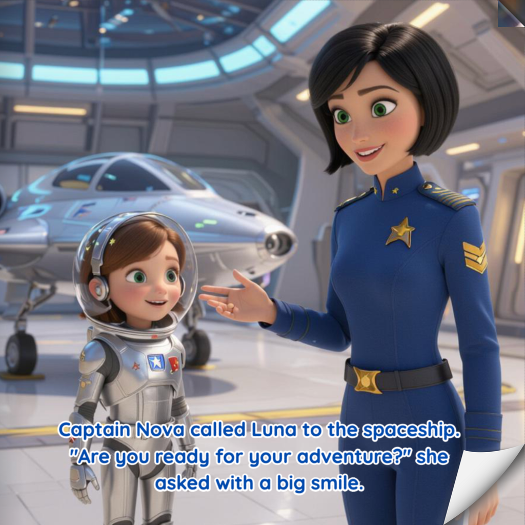 Starship School Luna's First Mission Storybook for Kids