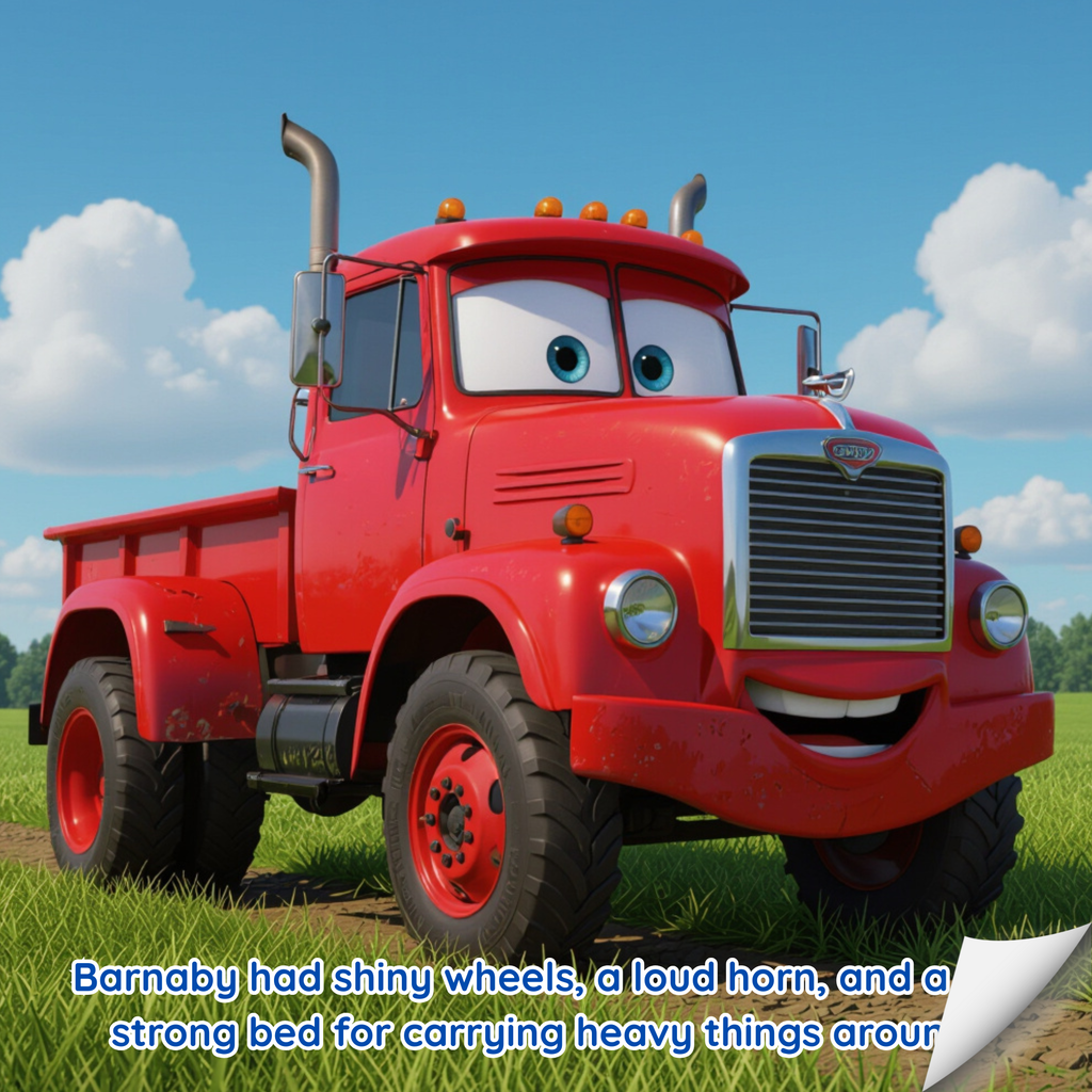 Barnaby’s Big Truck Rescue Bedtime Storybook for Kids