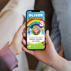 CoComelon birthday invitation template editable for kids party