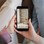 Canva editable housewarming party invitation template