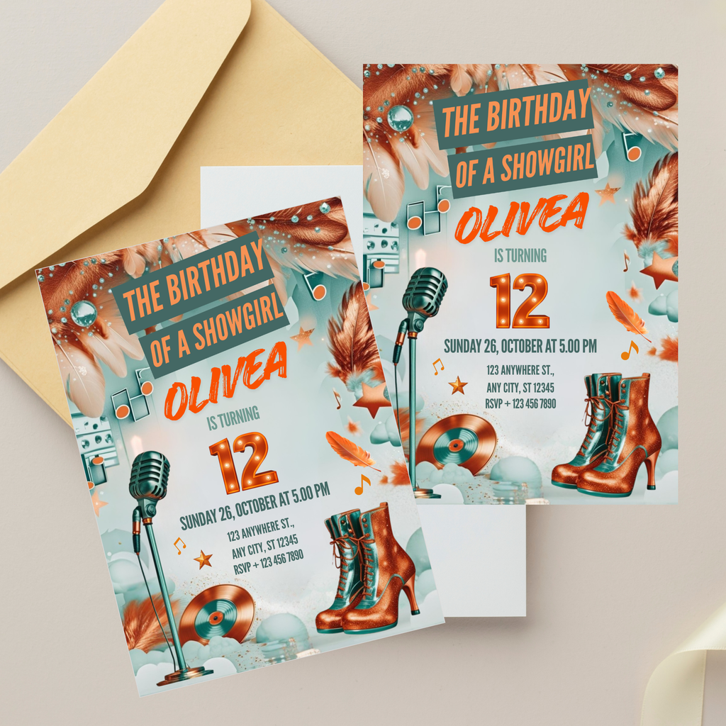 Life of a Birthday Girl Invitation Template