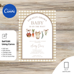 Locally Grown Baby Shower Invitation Template