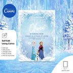 Frozen Birthday Invitation Template