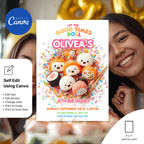 Sushi Birthday Party Invitation Template