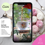 Digital Tea Party Invitation Template