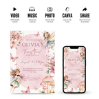 fantasy fairy invitation digital download