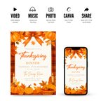 Thanksgiving Dinner Invitation Template