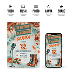 Life of a Birthday Girl Invitation Template