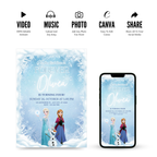 Frozen Birthday Invitation Template