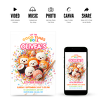 Sushi Birthday Party Invitation Template