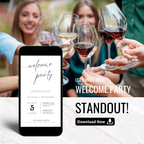 Elegant Welcome Party Invitation Template