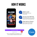 Sonic Invitation Template - Earthyprints