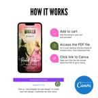 Wicked birthday party invitation template