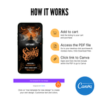 Animated Halloween Party Invitation Template