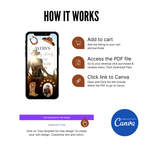 Digital Cowboy First Rodeo Invitation Template