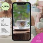 Digital Tea Party Invitation Template