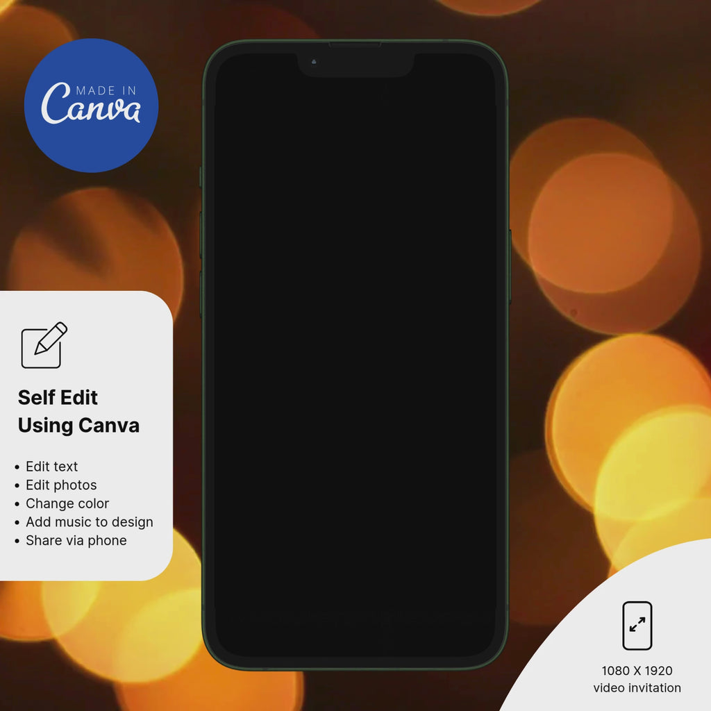 Animated Halloween Party Invitation Template