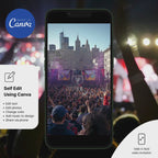 2026 Super Bowl watch party invitation inspired by Bad Bunny music vibe