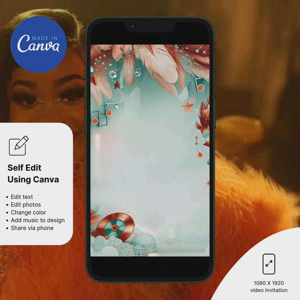 Life of a Birthday Girl Invitation Template